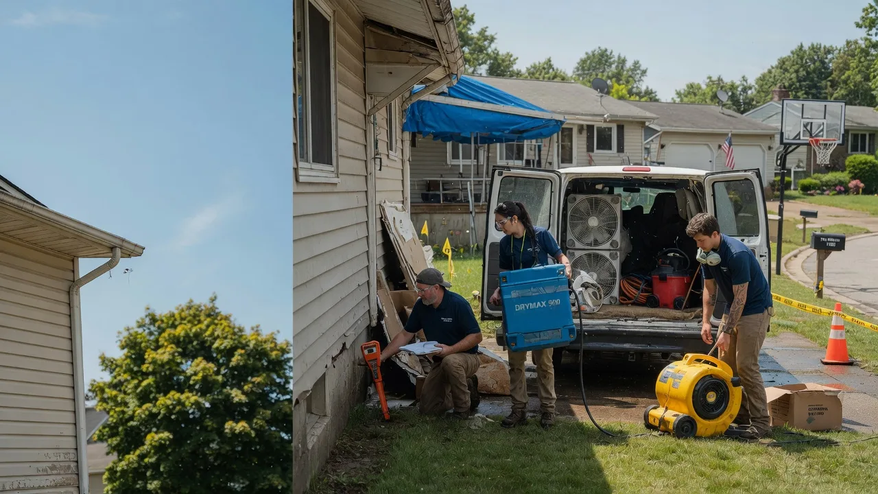 Ceiling Leak Cleanup in Hillsdale, IN near me