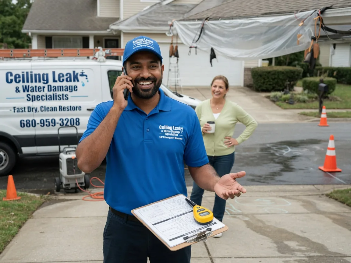 Ceiling Leak Cleanup Hillsdale, IN FAQs